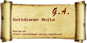 Gottdiener Anita névjegykártya